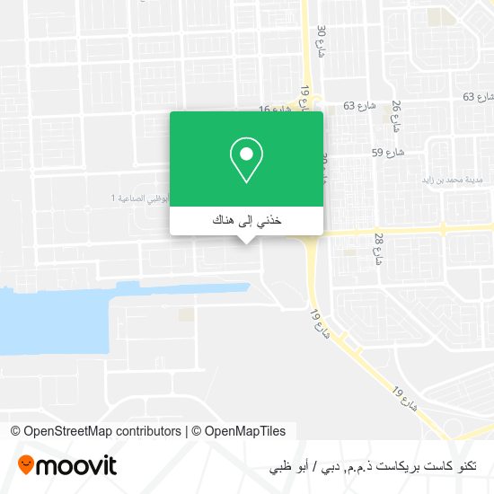 خريطة تكنو كاست بريكاست ذ.م.م