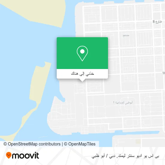 خريطة بى اس يو اديو سنتر ليمتد
