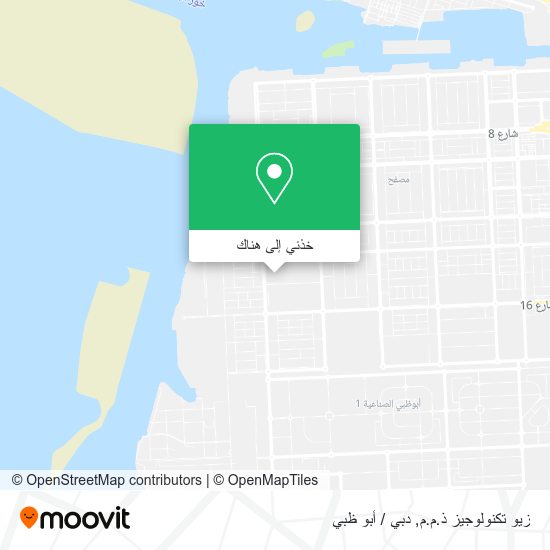 خريطة زيو تكنولوجيز ذ.م.م