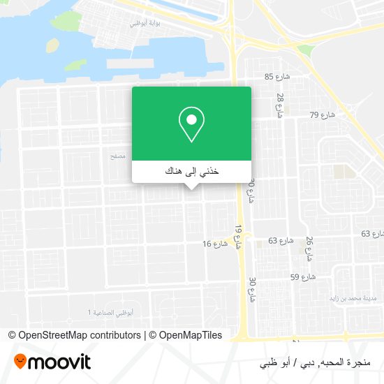 خريطة منجرة المحبه