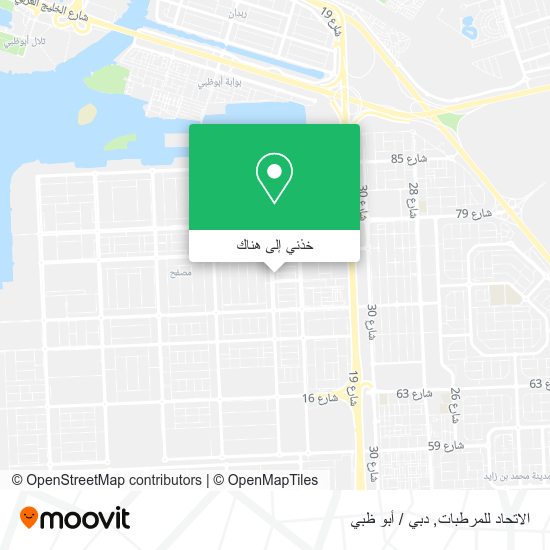 خريطة الاتحاد للمرطبات