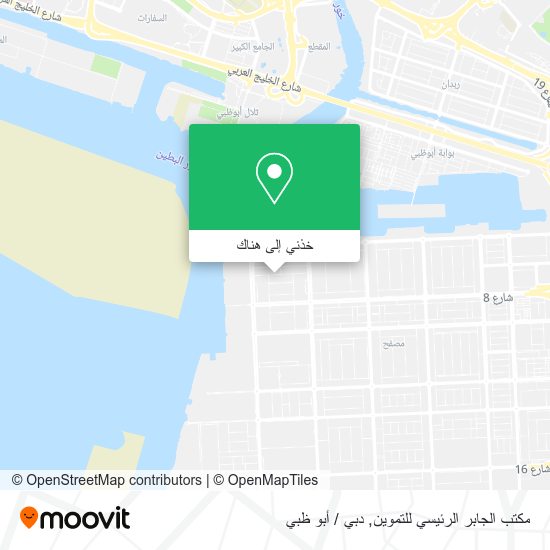 خريطة مكتب الجابر الرئيسي للتموين