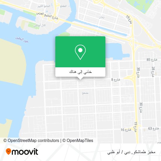 خريطة مخبز طماشكو