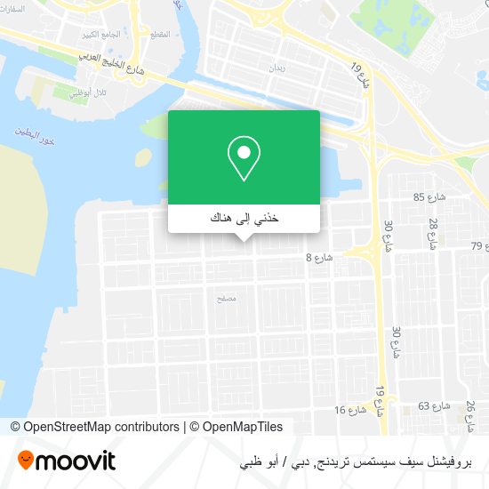خريطة بروفيشنل سيف سيستمس تريدنج