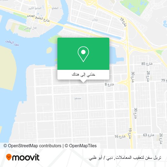 خريطة تربل سفن لتعقيب المعاملات