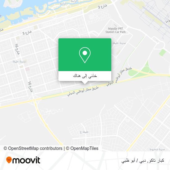 خريطة كبار تاكو