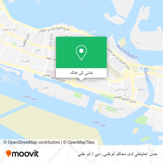 خريطة حبس احتياطي لدى محاكم أبوظبي