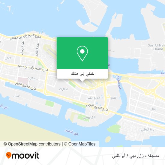 خريطة مصبغة دازل