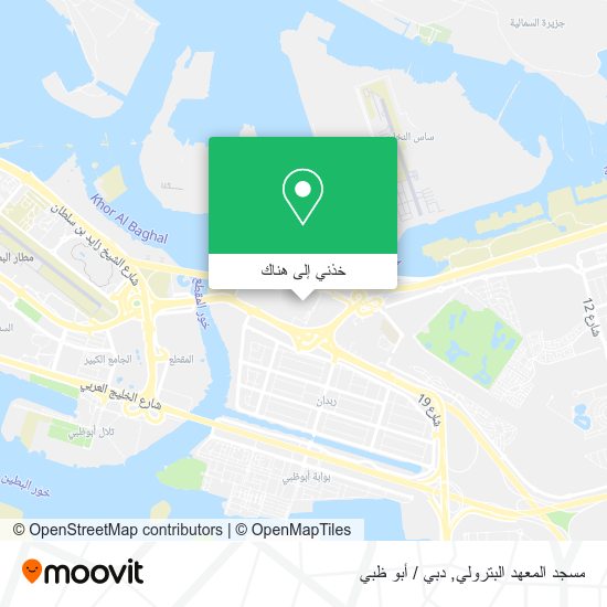 خريطة مسجد المعهد البترولي