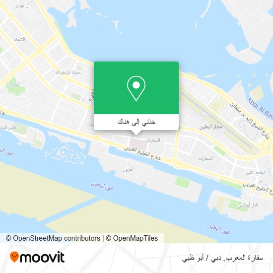 خريطة سفارة المغرب