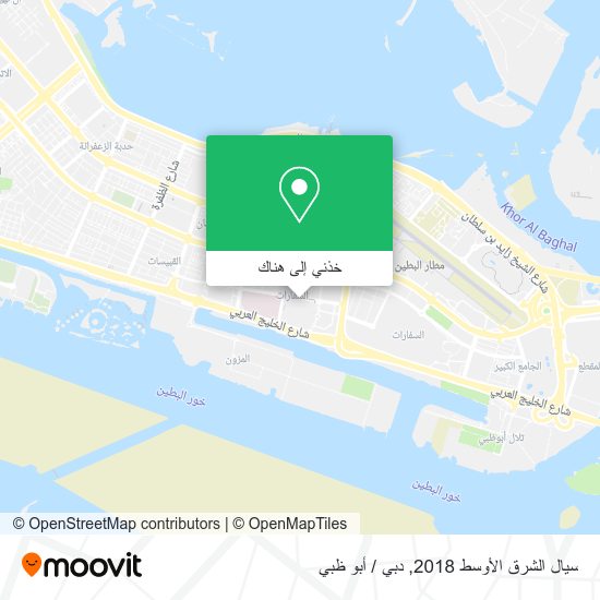 خريطة سيال الشرق الأوسط 2018