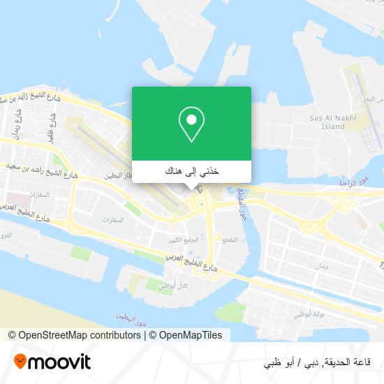 خريطة قاعة الحديقة