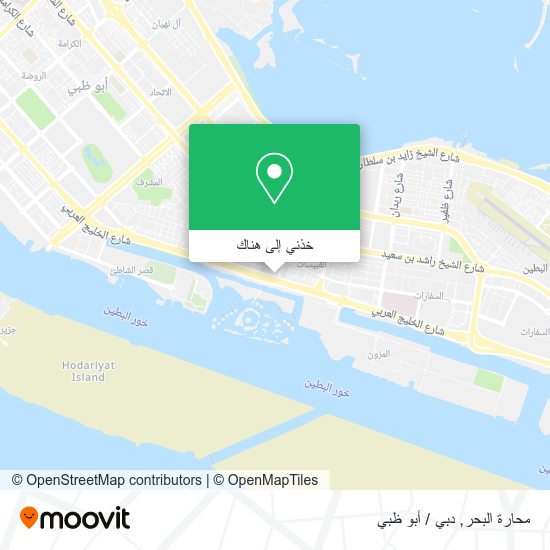 خريطة محارة البحر