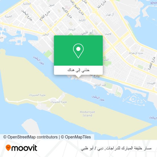 خريطة مسار خليفة المبارك للدراجات