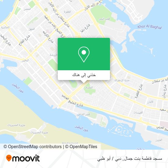 خريطة مسجد فاطمة بنت جمال