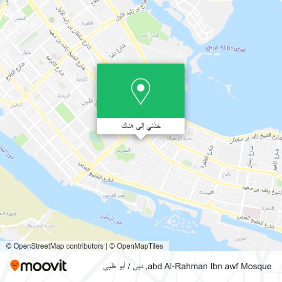 خريطة abd Al-Rahman Ibn awf Mosque