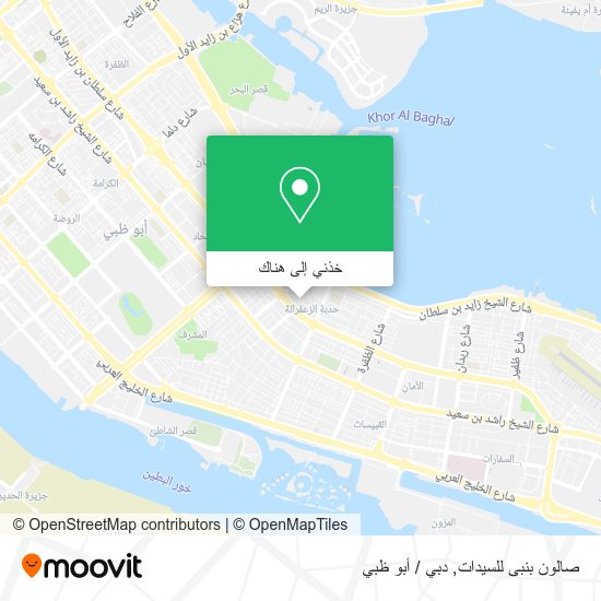 خريطة صالون بنبى للسيدات