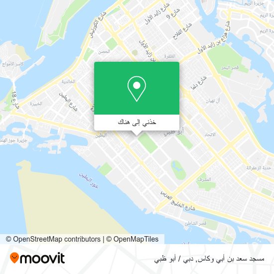 خريطة مسجد سعد بن أبي وكاس