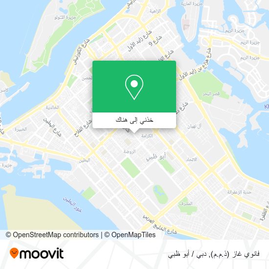 خريطة فانوي غاز (ذ.م.م)