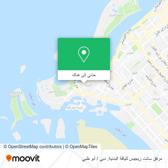 خريطة مرفق سانت ريجيس للياقة البدنية