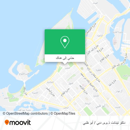 خريطة دتكو تينانت ذ.م.م