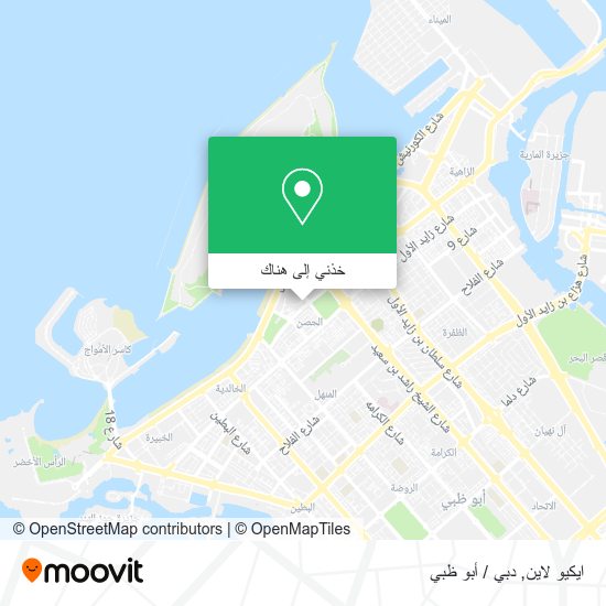 خريطة ايكيو لاين