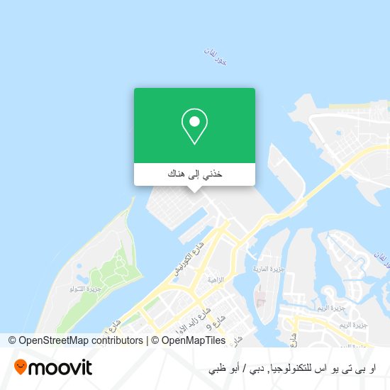 خريطة او بى تى يو اس للتكنولوجيا