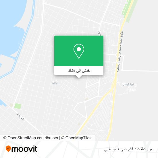 خريطة مزرعة عبد الله