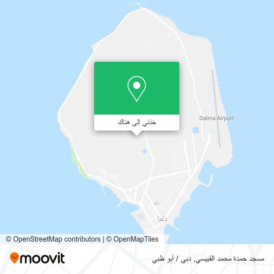 خريطة مسجد حمدة محمد القبيسي