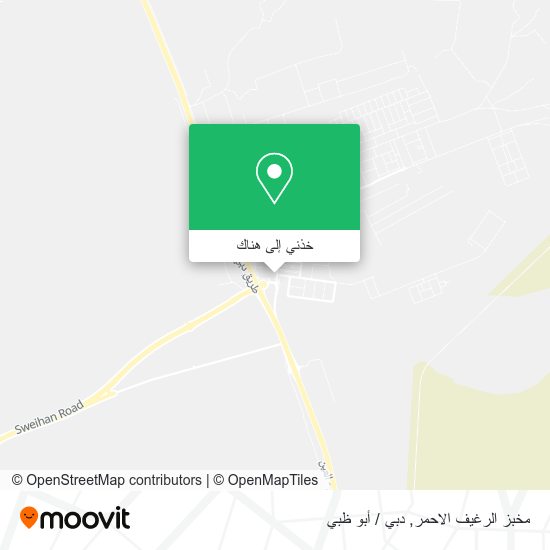 خريطة مخبز الرغيف الاحمر