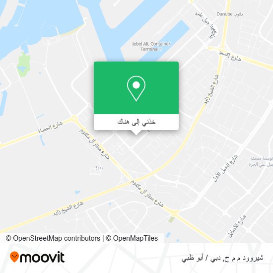خريطة شيروود م م ح