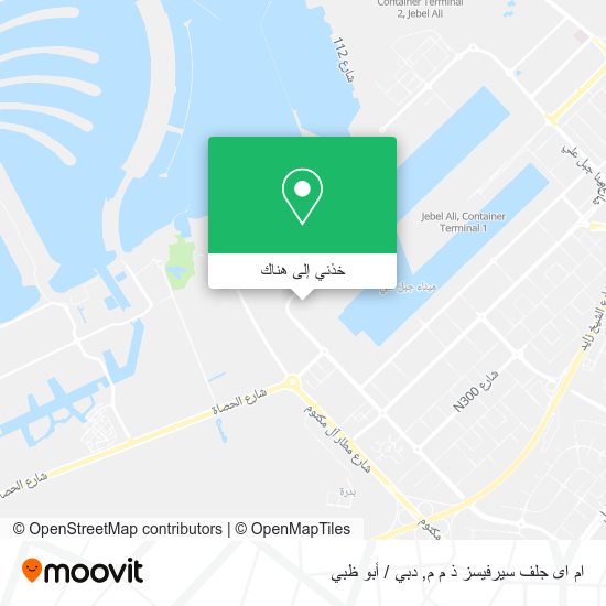 خريطة ام اى جلف سيرفيسز ذ م م