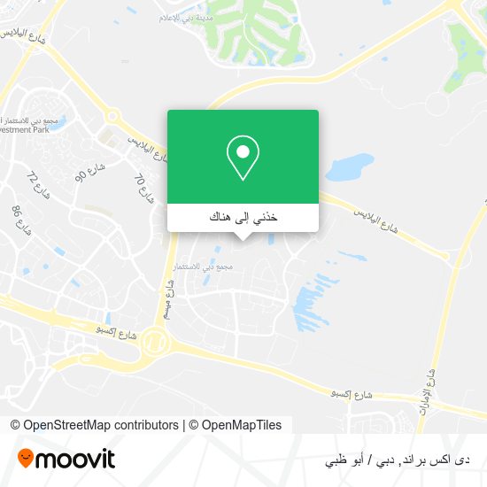 خريطة دى اكس براند