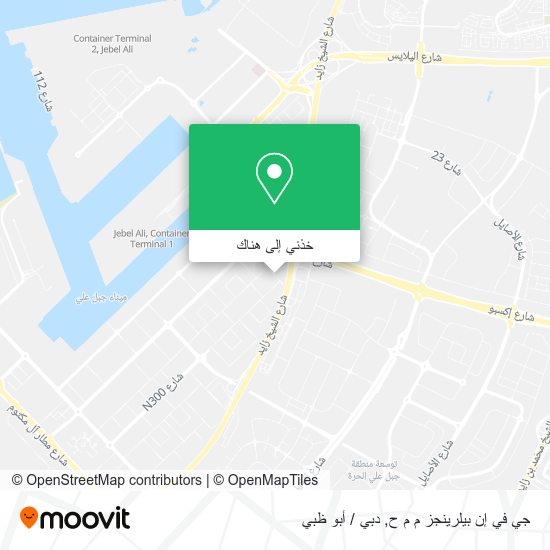 خريطة جي في إن بيلرينجز م م ح