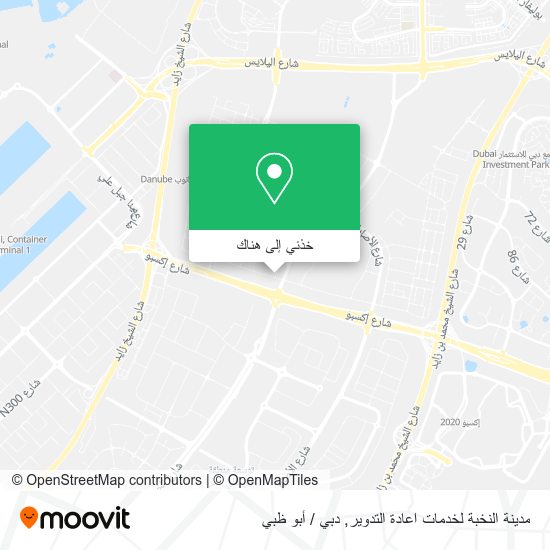 خريطة مدينة النخبة لخدمات اعادة التدوير