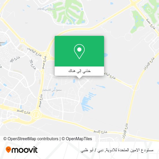 خريطة مستودع الامين المتحدة للادوية