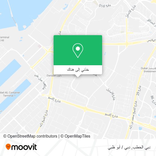 خريطة دبي الحطب