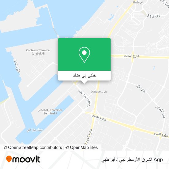 خريطة Agp الشرق الأوسط