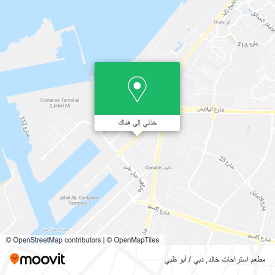 خريطة مطعم استراحات خالد
