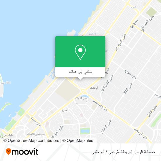 خريطة حضانة الروز البريطانية