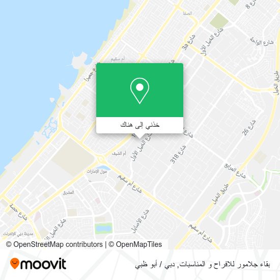 خريطة بقاء جلامور للافراح و المناسبات