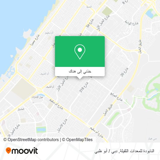 خريطة النابودة للمعدات الثقيلة