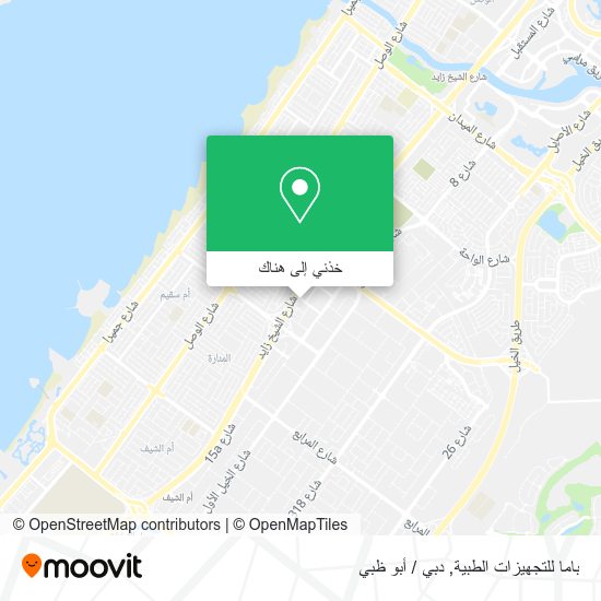 خريطة باما للتجهيزات الطبية