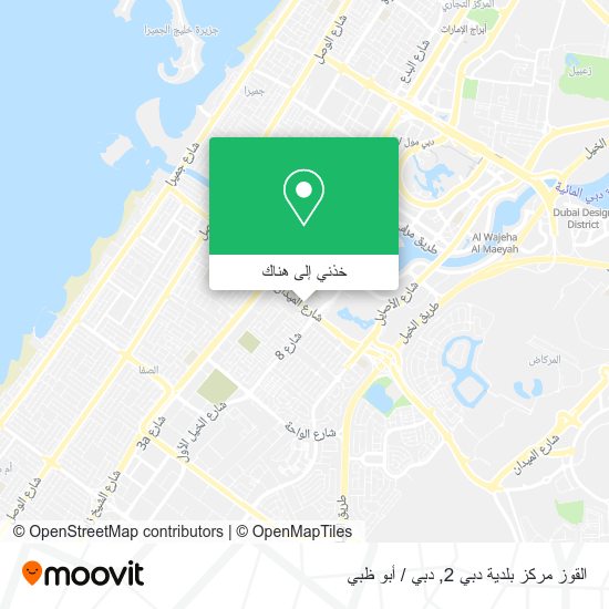 خريطة القوز مركز بلدية دبي 2