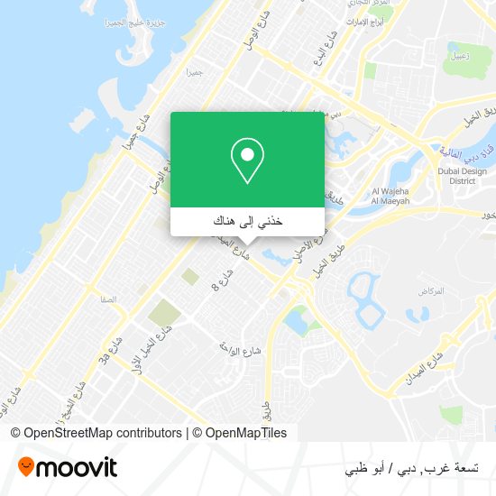 خريطة تسعة غرب