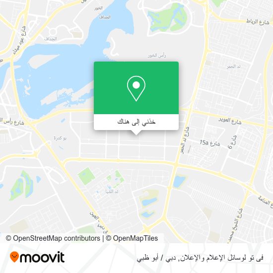 خريطة فى تو لوسائل الإعلام والإعلان