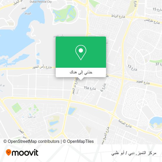 خريطة مركز التميز