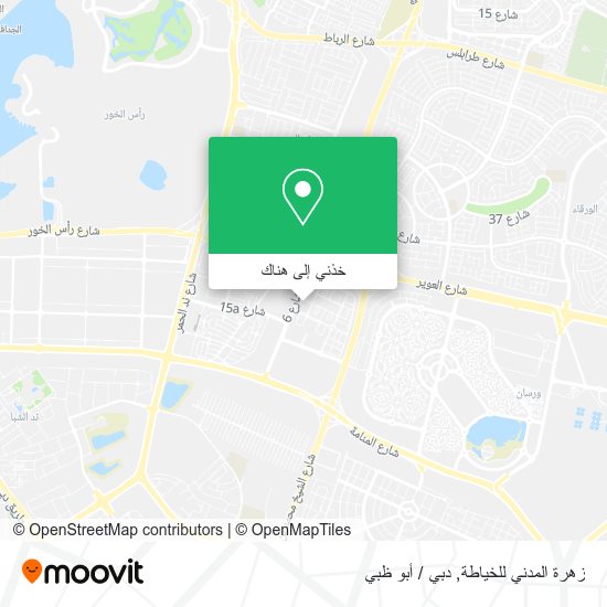 خريطة زهرة المدني للخياطة