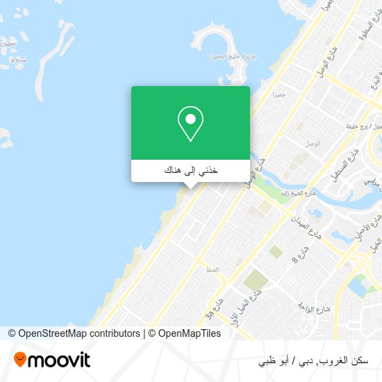 خريطة سكن الغروب