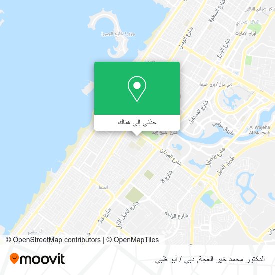 خريطة الدكتور محمد خير العجة